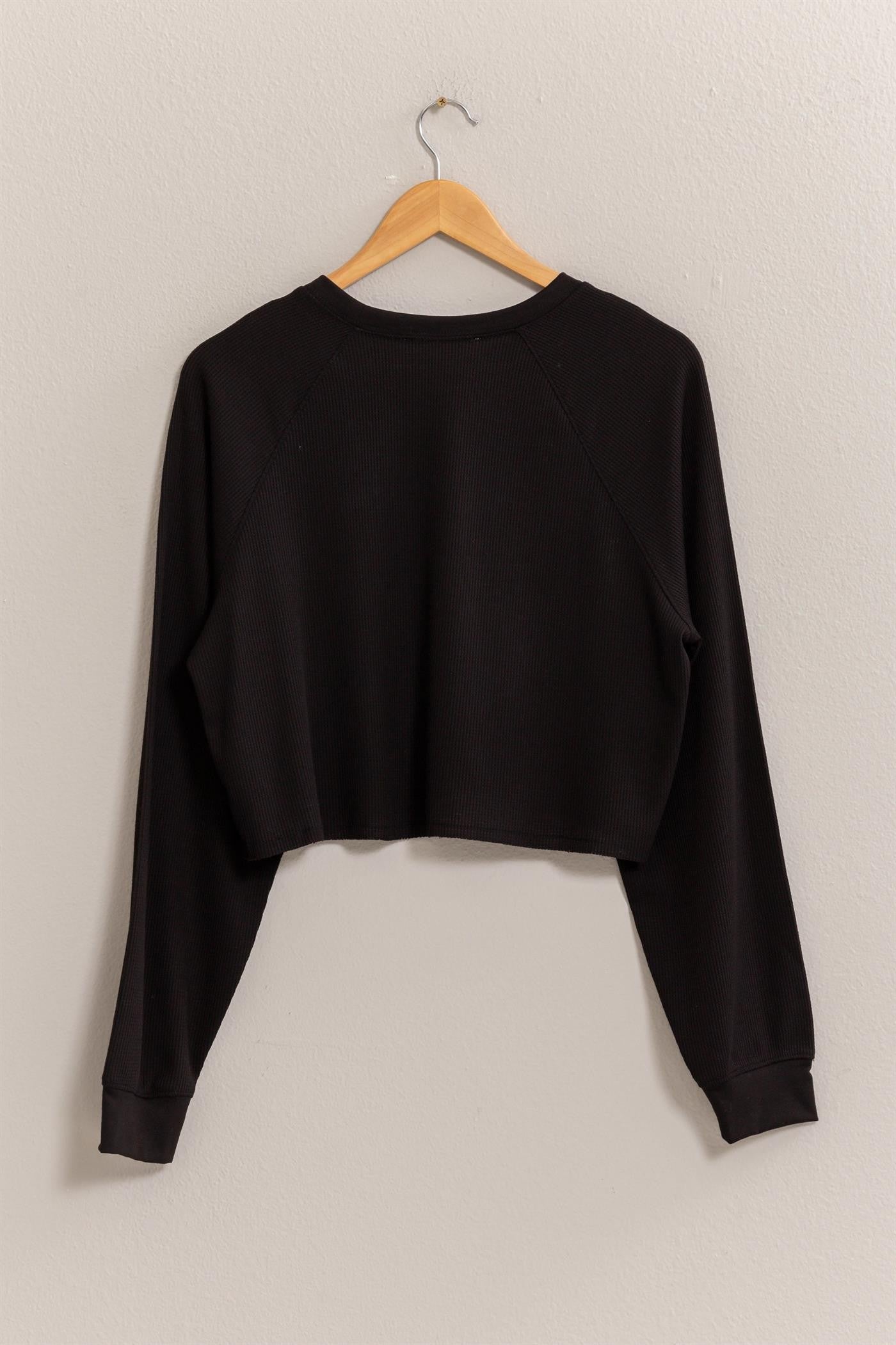2763 RAGLAN CROP TOP