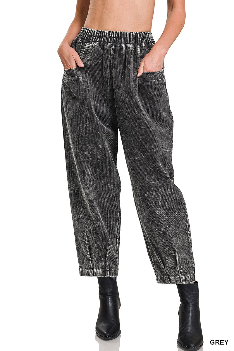 1579 MINERAL WASH CORDUROY PANTS