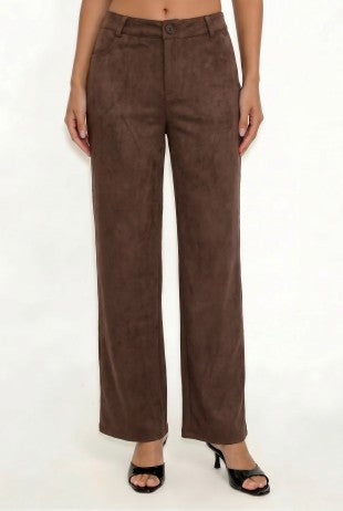 3278 FAUX SUEDE PANTS