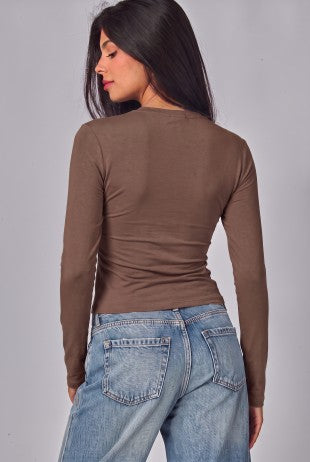 3375 DIAGONAL RIBBED TOP
