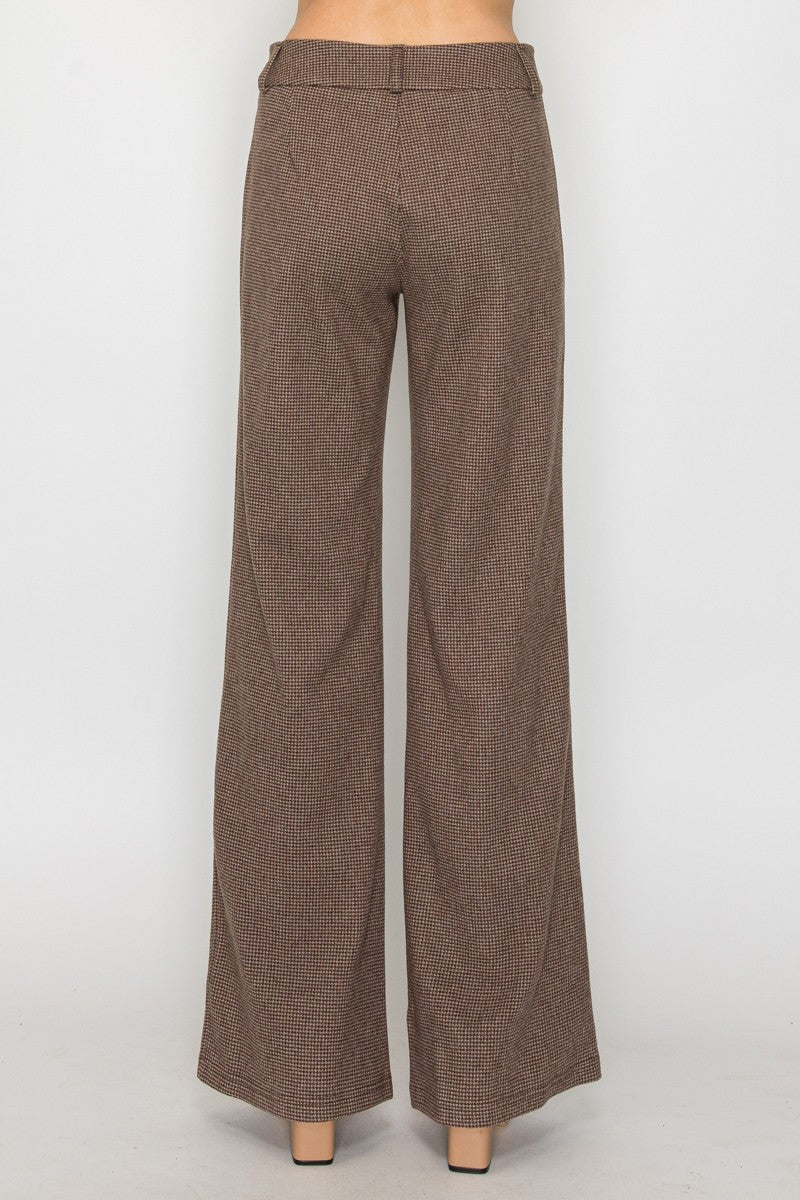 2572 MIDRISE PLAID PANTS