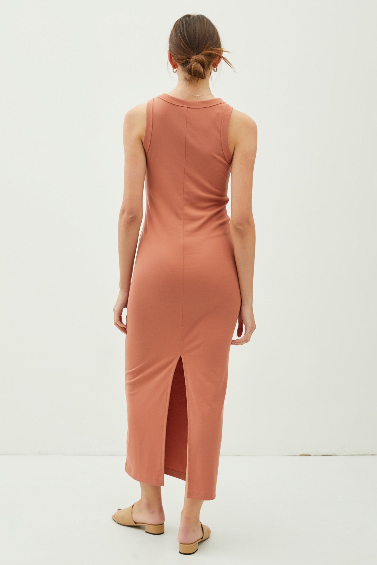 2335 RIBBED TANK MAXI DRESS