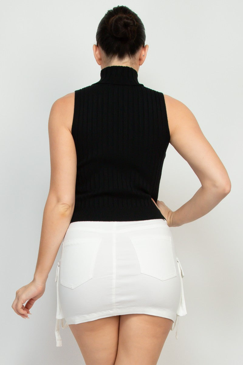 2298 SLEEVELESS TURTLE NECK