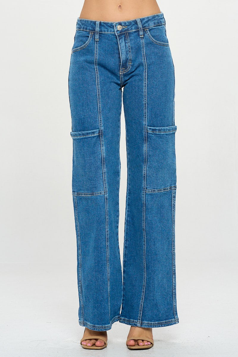 2128 MIDRISE CARGO JEANS