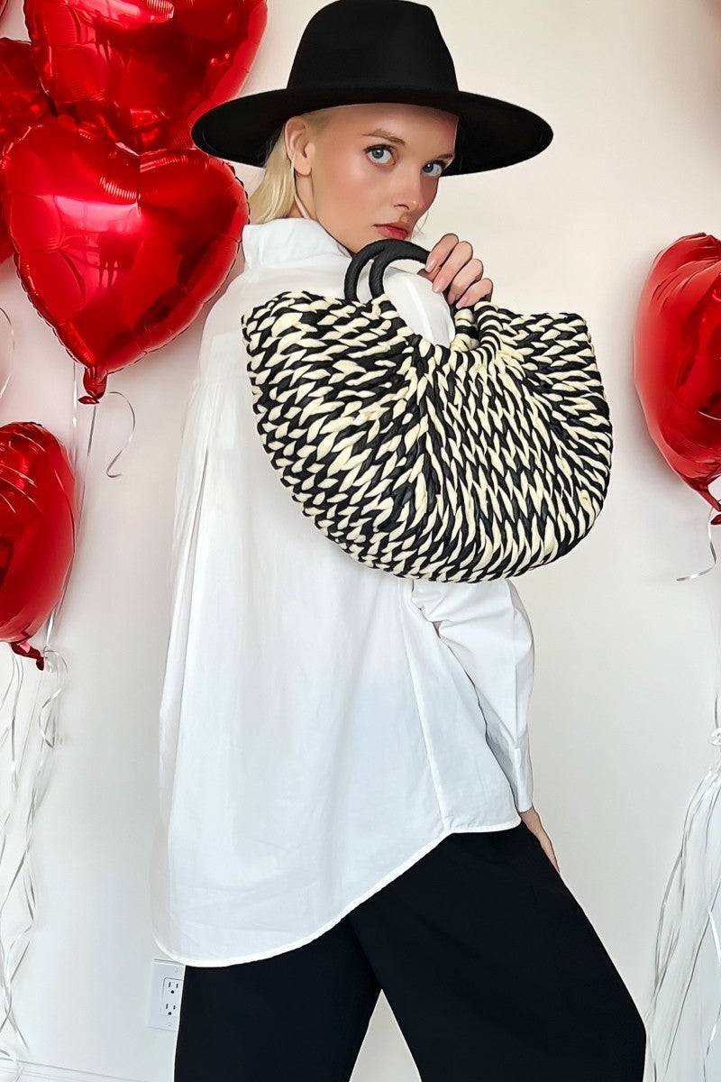 60001 RATTAN STRAW BAG