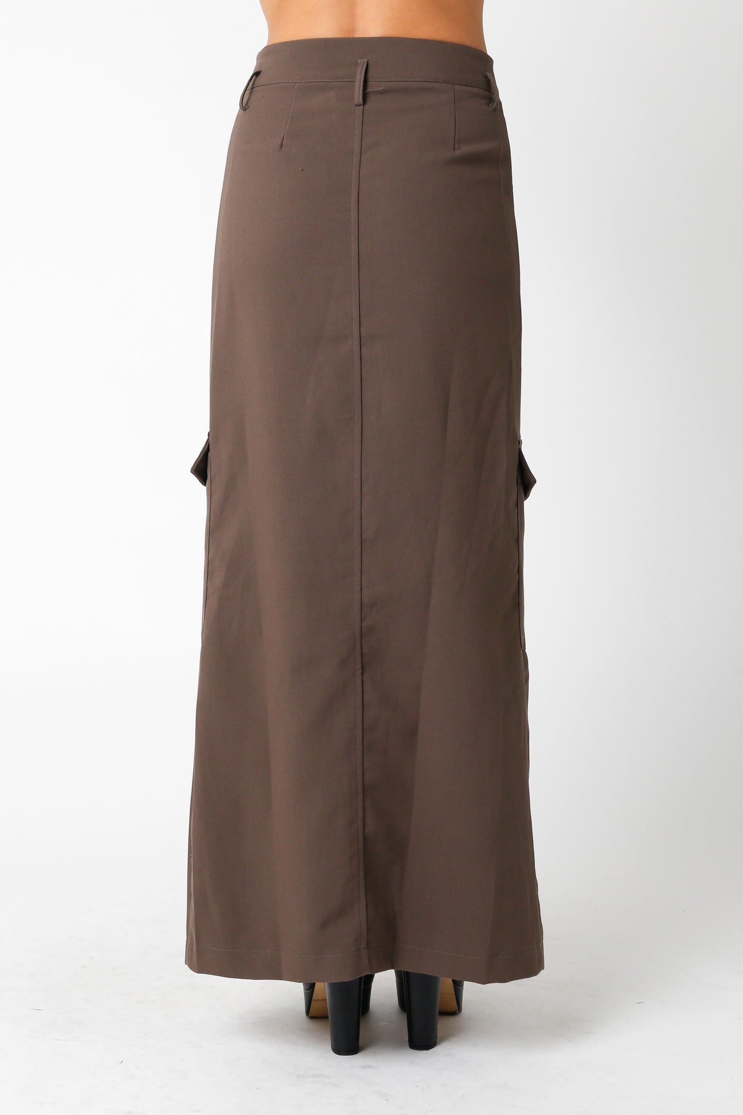 2636 THE HUNTER CARGO MAXI SKIRT
