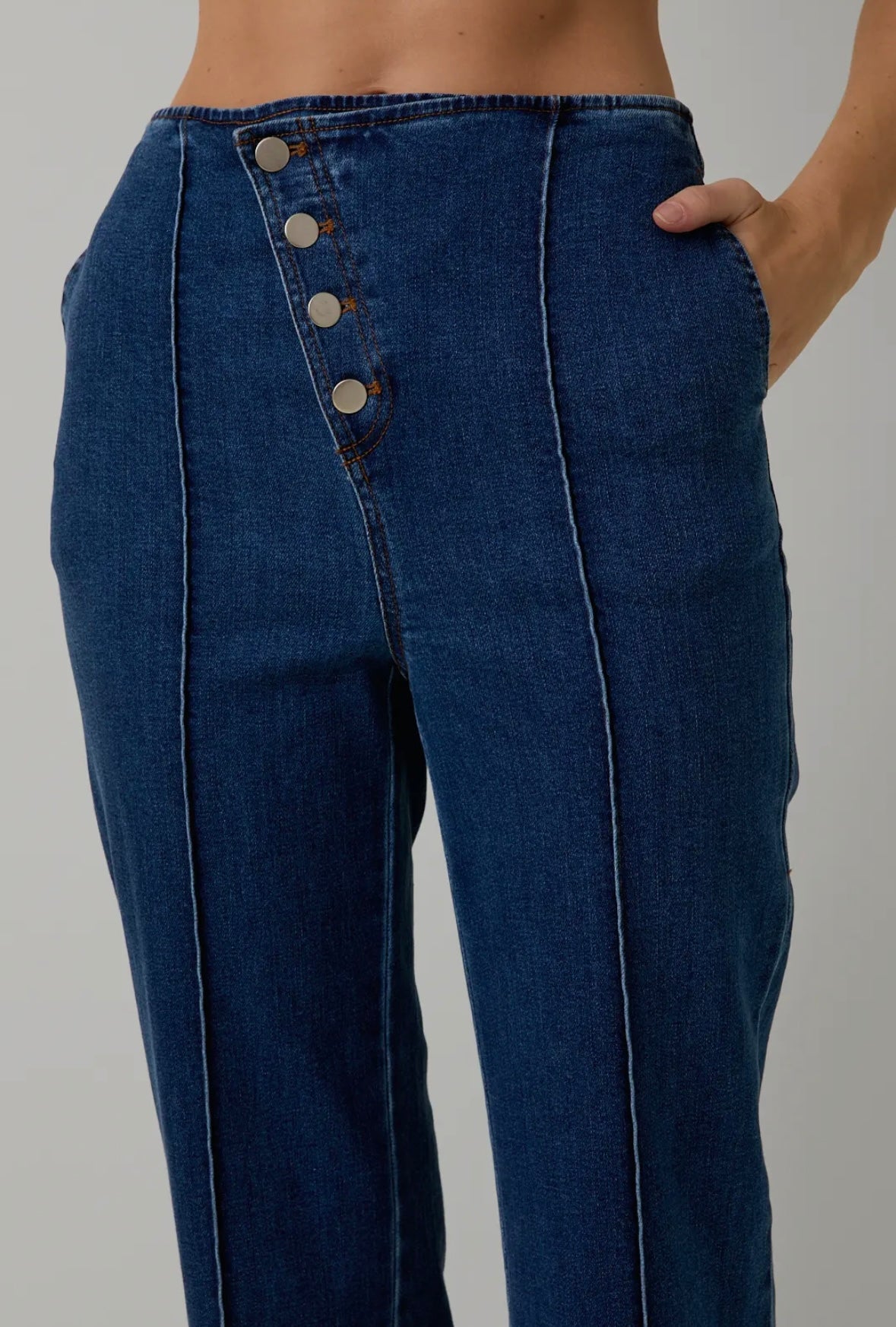 2659 BUTTON UP DEMIN PANTS