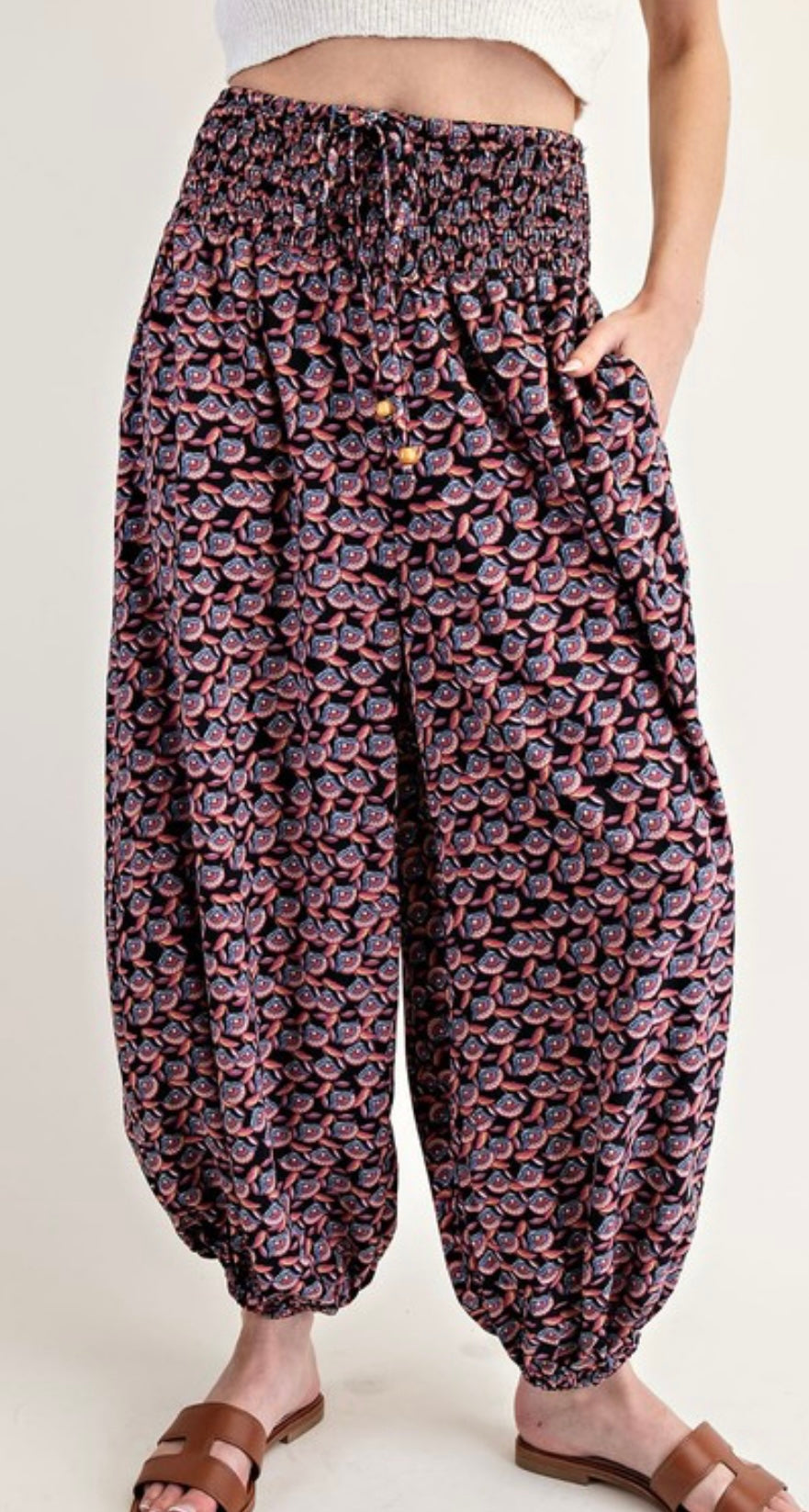 2330 SMOCKED HARAM JOGGERS