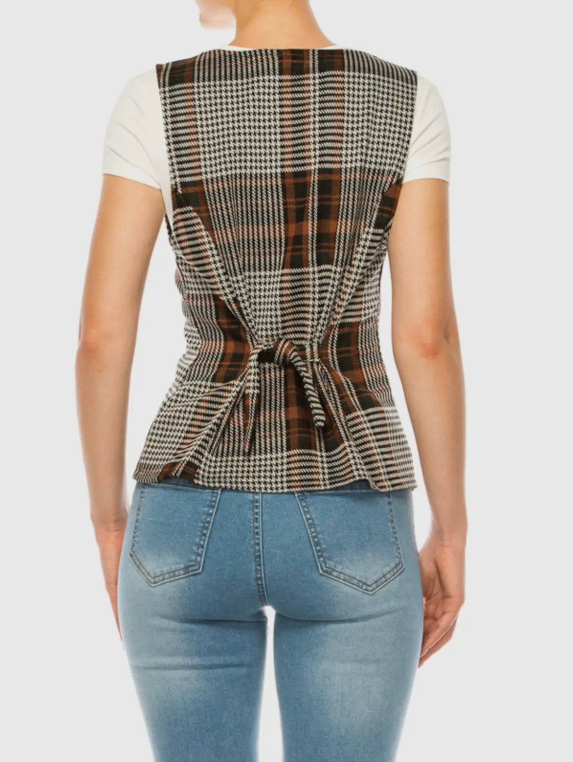 2491 PLAID VEST