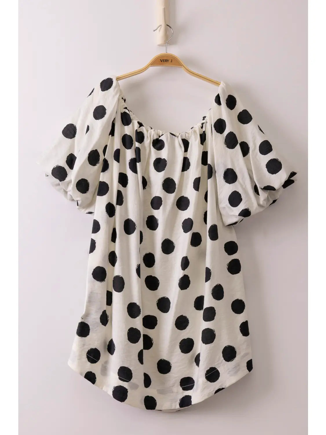 3076 POLKA DOT MINI DRESS