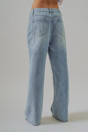 3119 CLASSIC VINTAGE WASH DENIM JEANS