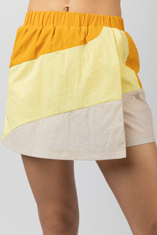 2324 COLOR BLOCK ACTIVEWEAR SKORT