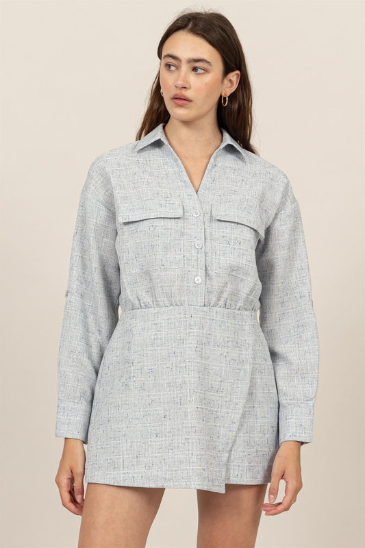 2732 TWO TONE ROMPER