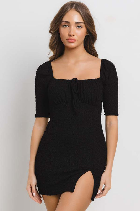 2807 LITTLE BLACK MINI DRESS