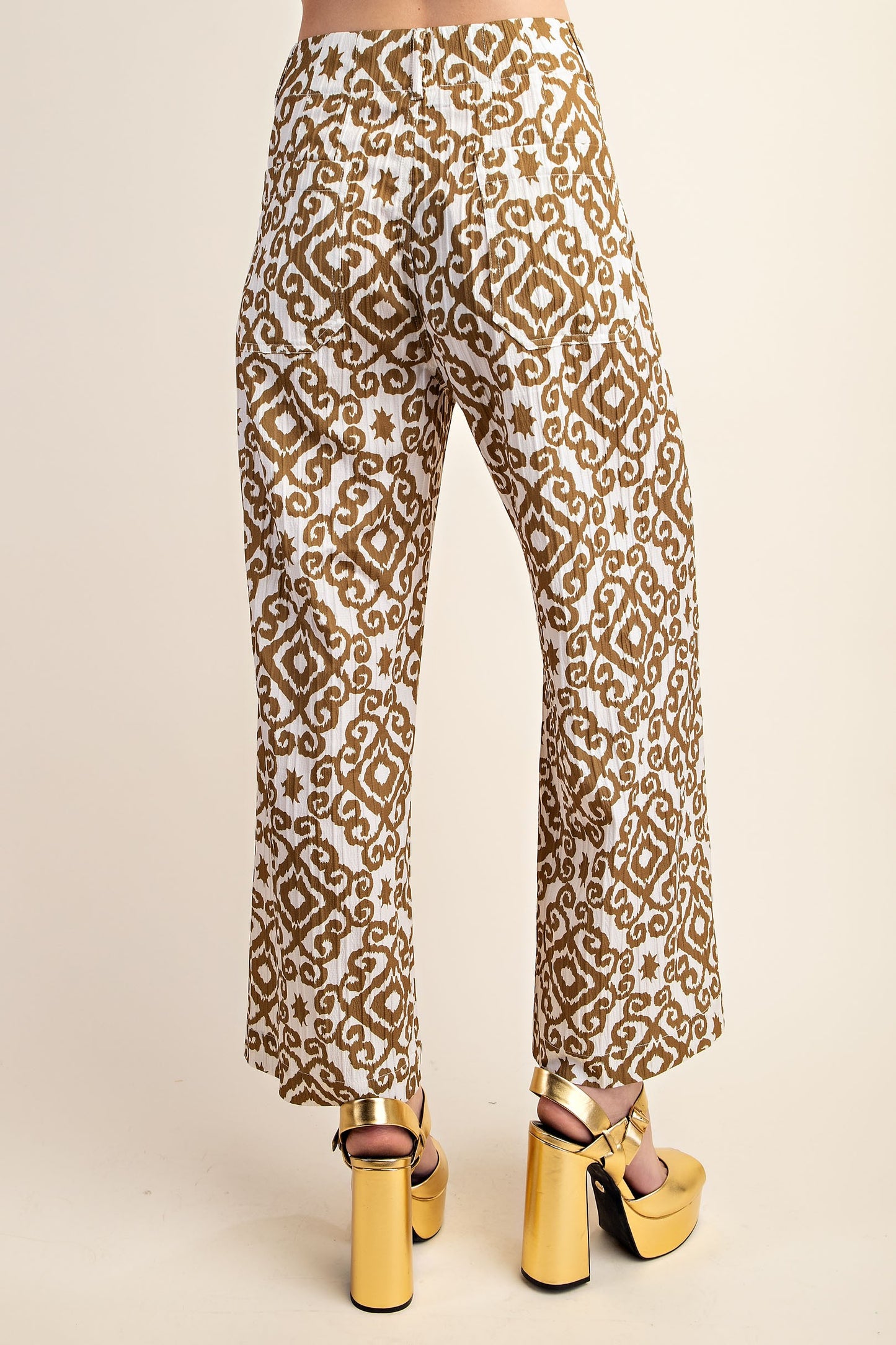 2910 GEOMETRIC ANKLE PANTS