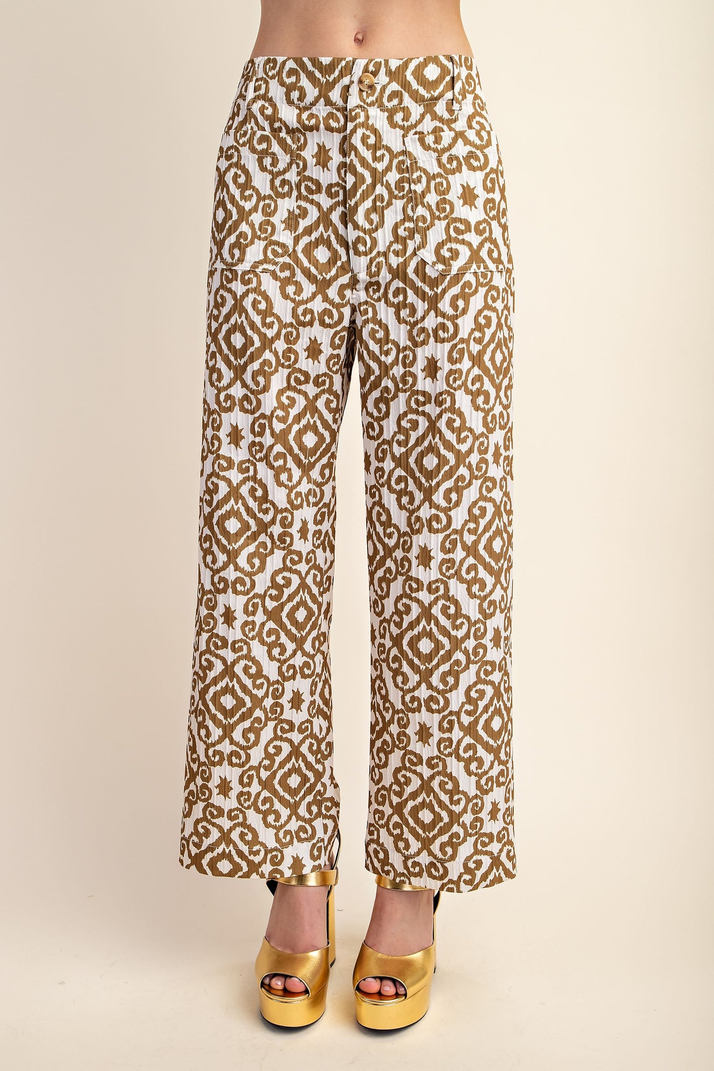 2910 GEOMETRIC ANKLE PANTS