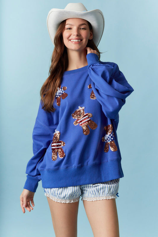 3097 BEAR AMERICANA SWEATSHIRT