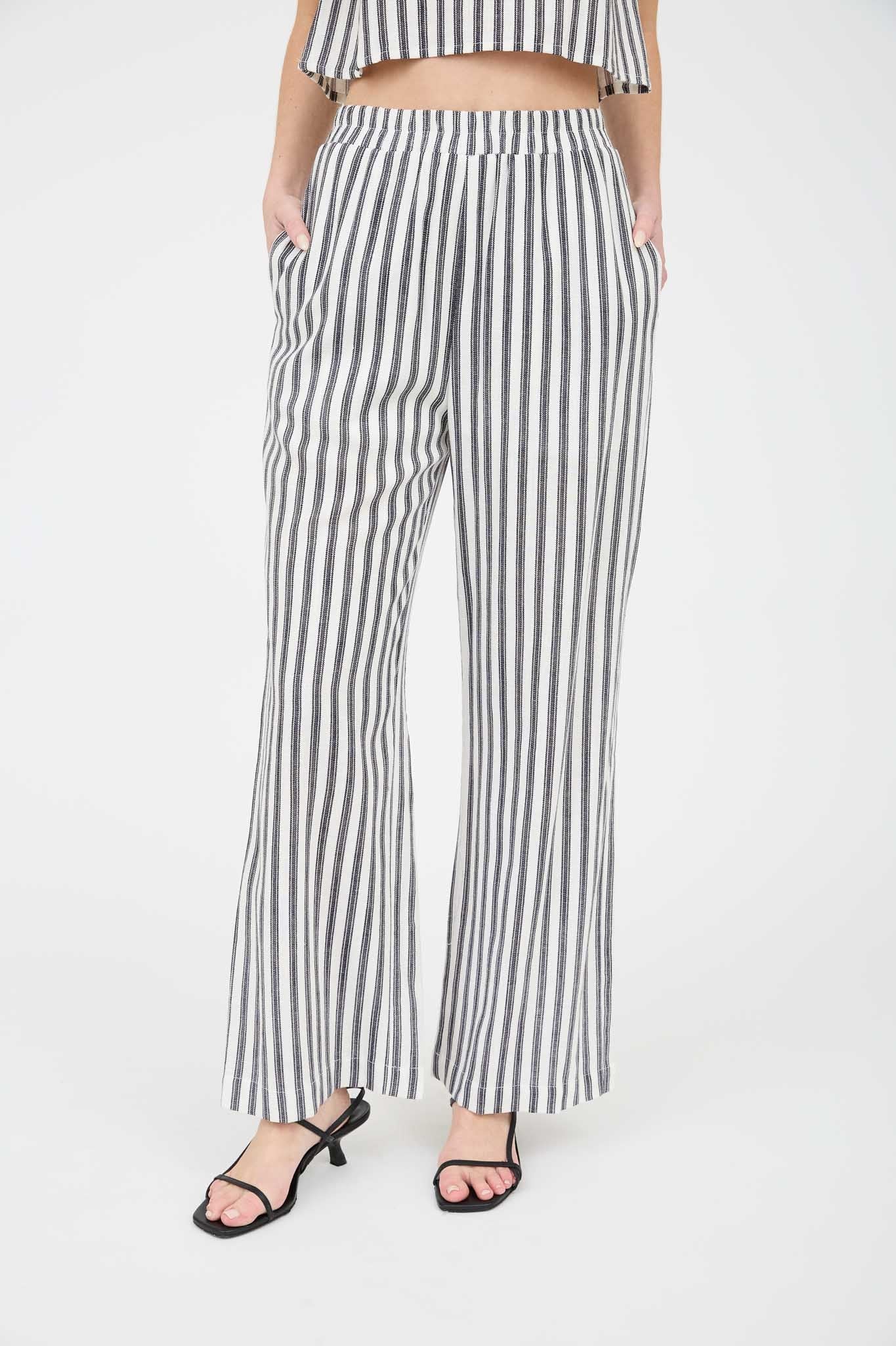 2791 STRIPE TOP AND PANT SET