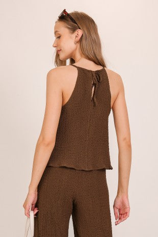 3078 FLOWY HALTER NECK TOP