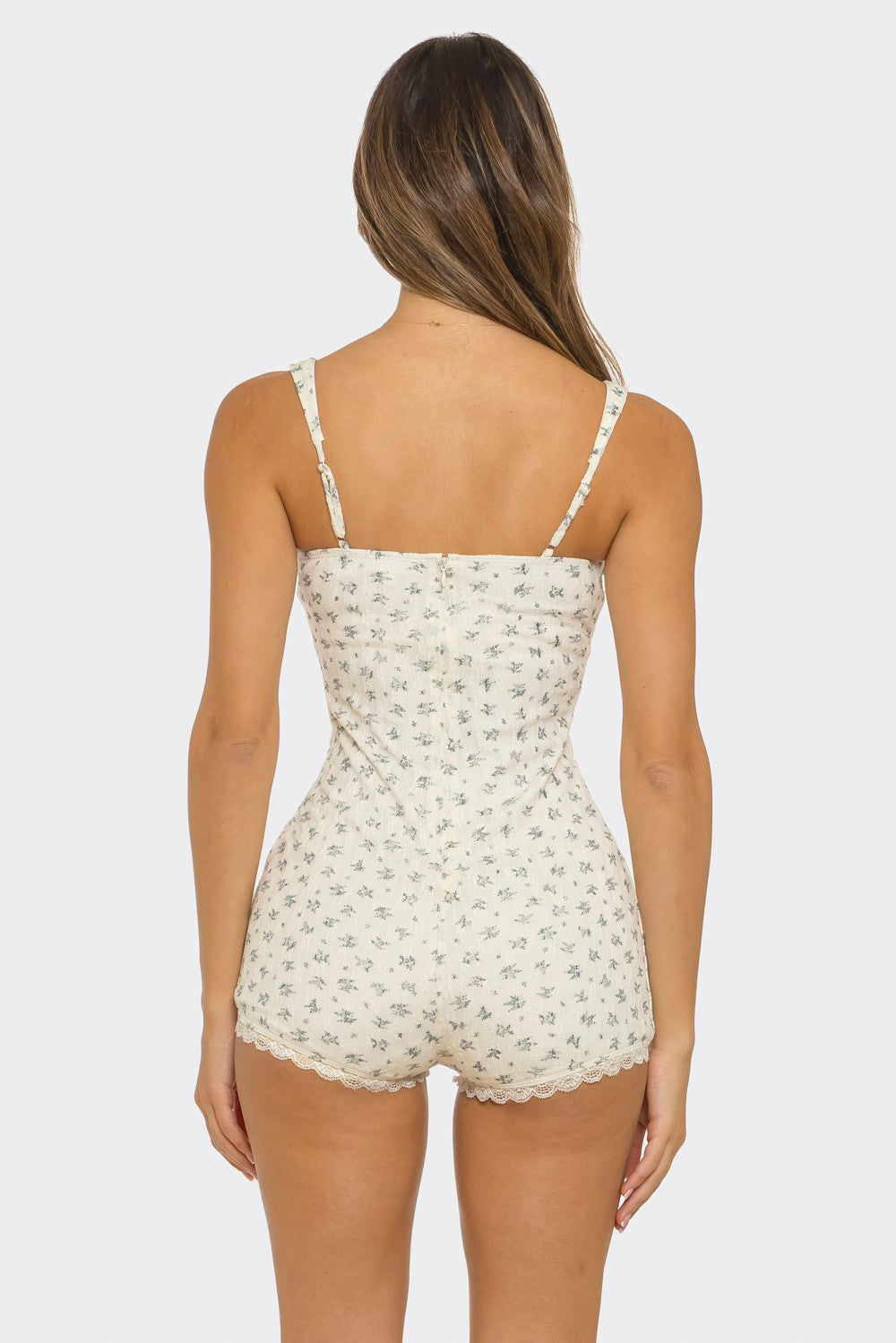 3027 FLORAL ROMPER