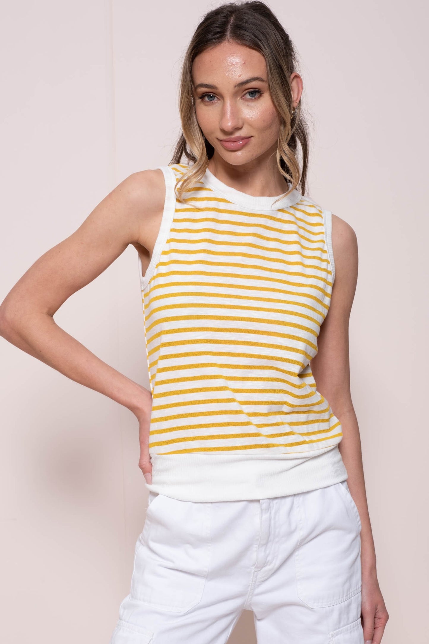 3092 STRIPED KNIT TOP