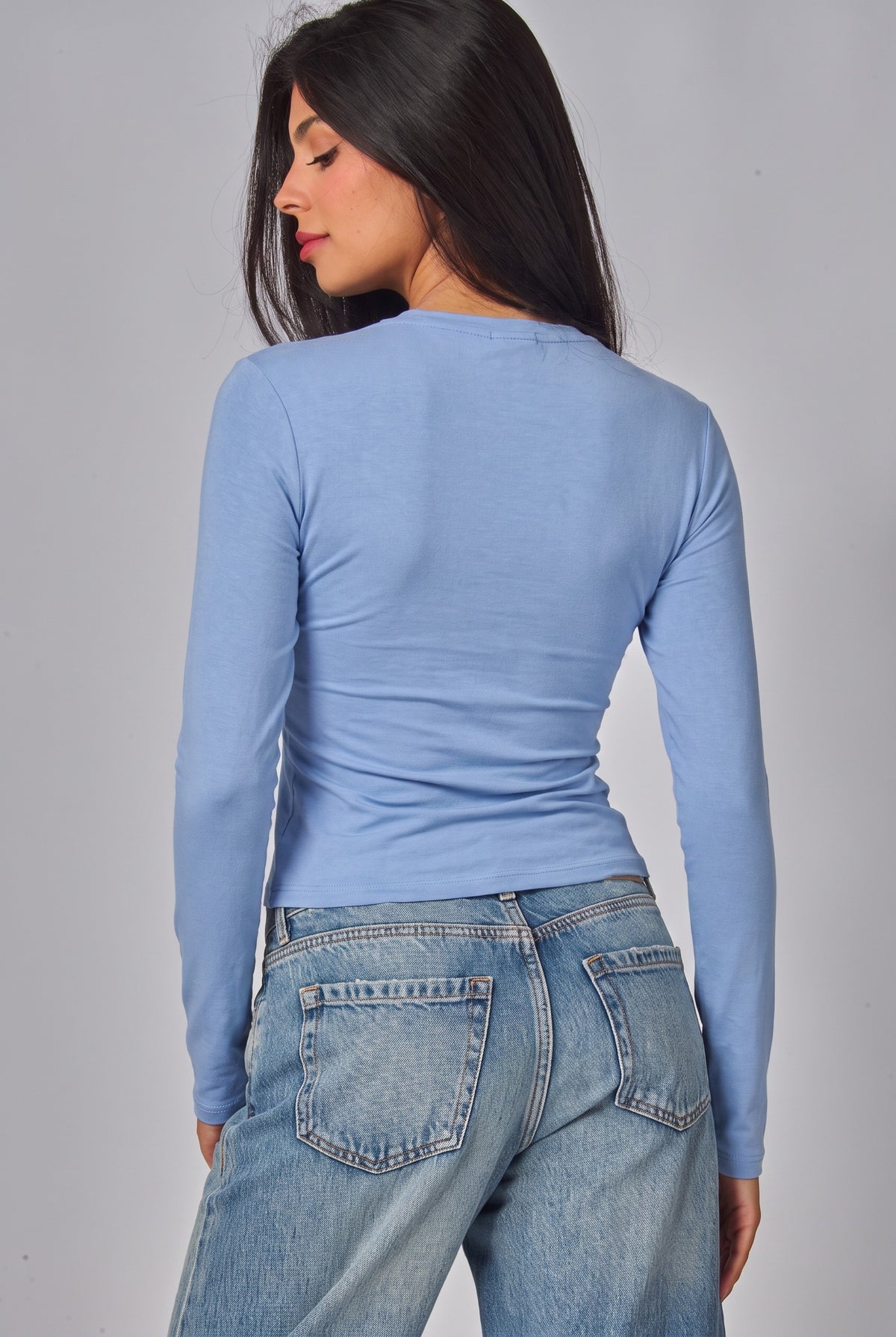 3374 DIAGONAL RIBBED TOP