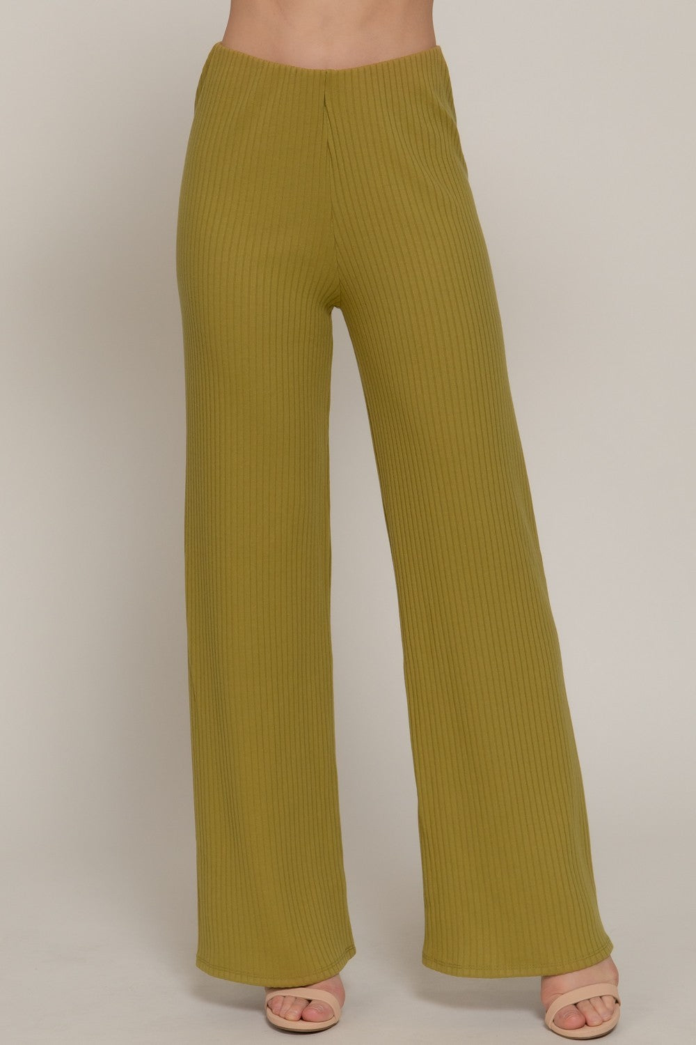 2843 RIB KNIT PANTS