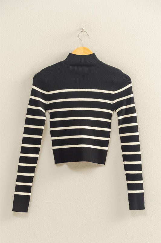 2764 STRIPE KNIT TOP