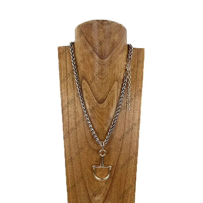 3345 22' HORSE BIT NECKLACE