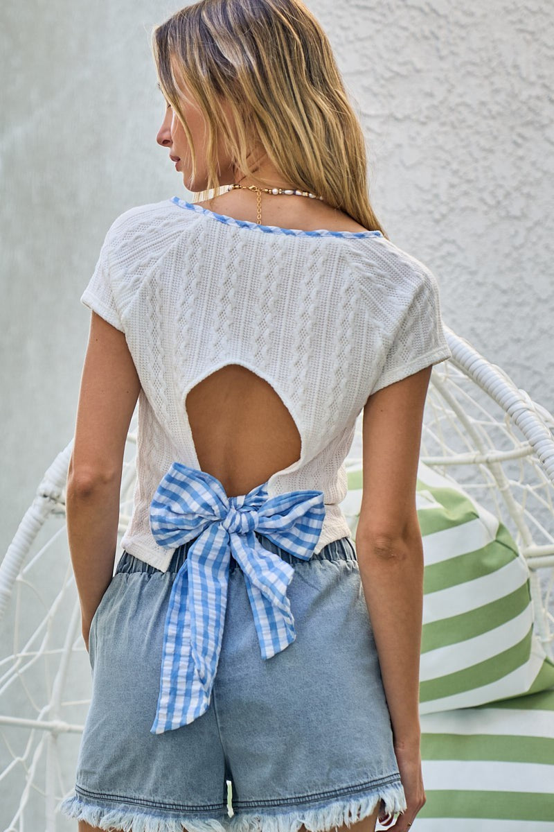 2397 TIE BACK CABLE KNT TOP