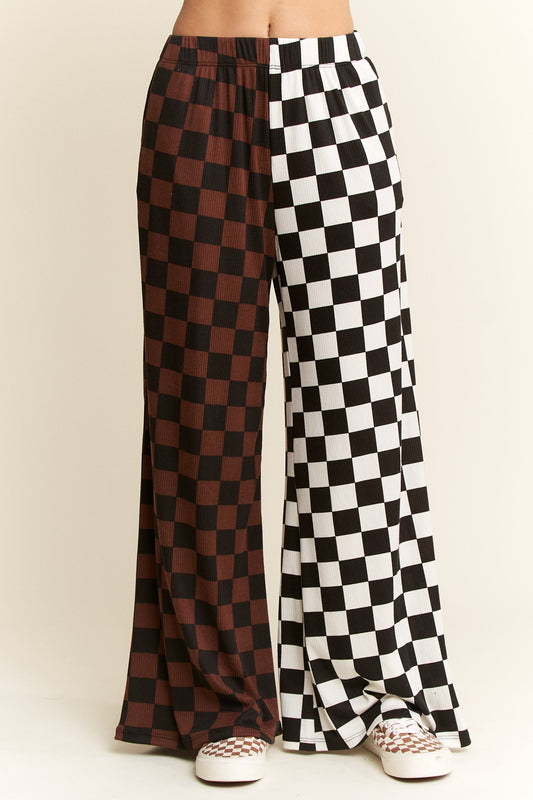 2442 SPLIT DECISION CHECKERED PANTS