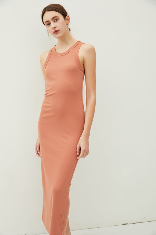 2335 RIBBED TANK MAXI DRESS