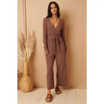 3325 STRIPED RIBBED JUMPSUIT