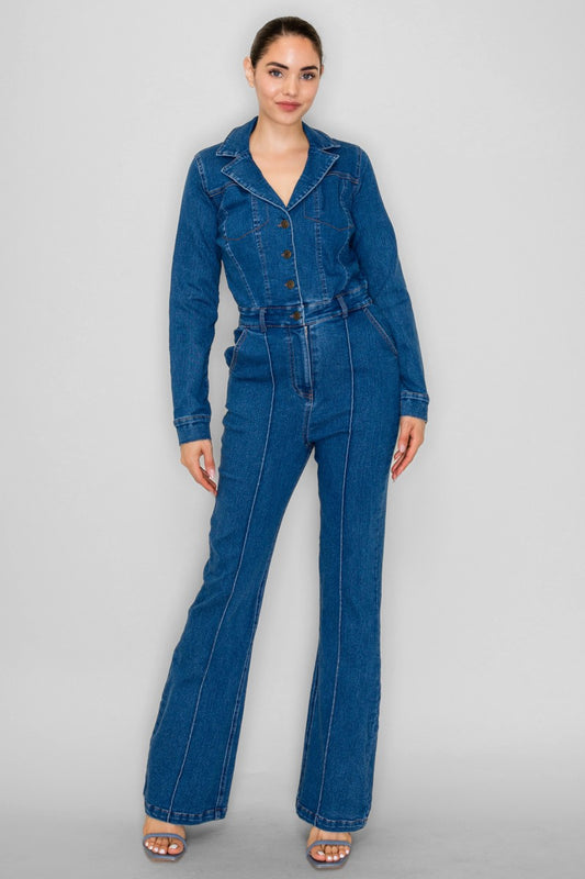 2744  DENIM JUMPSUIT