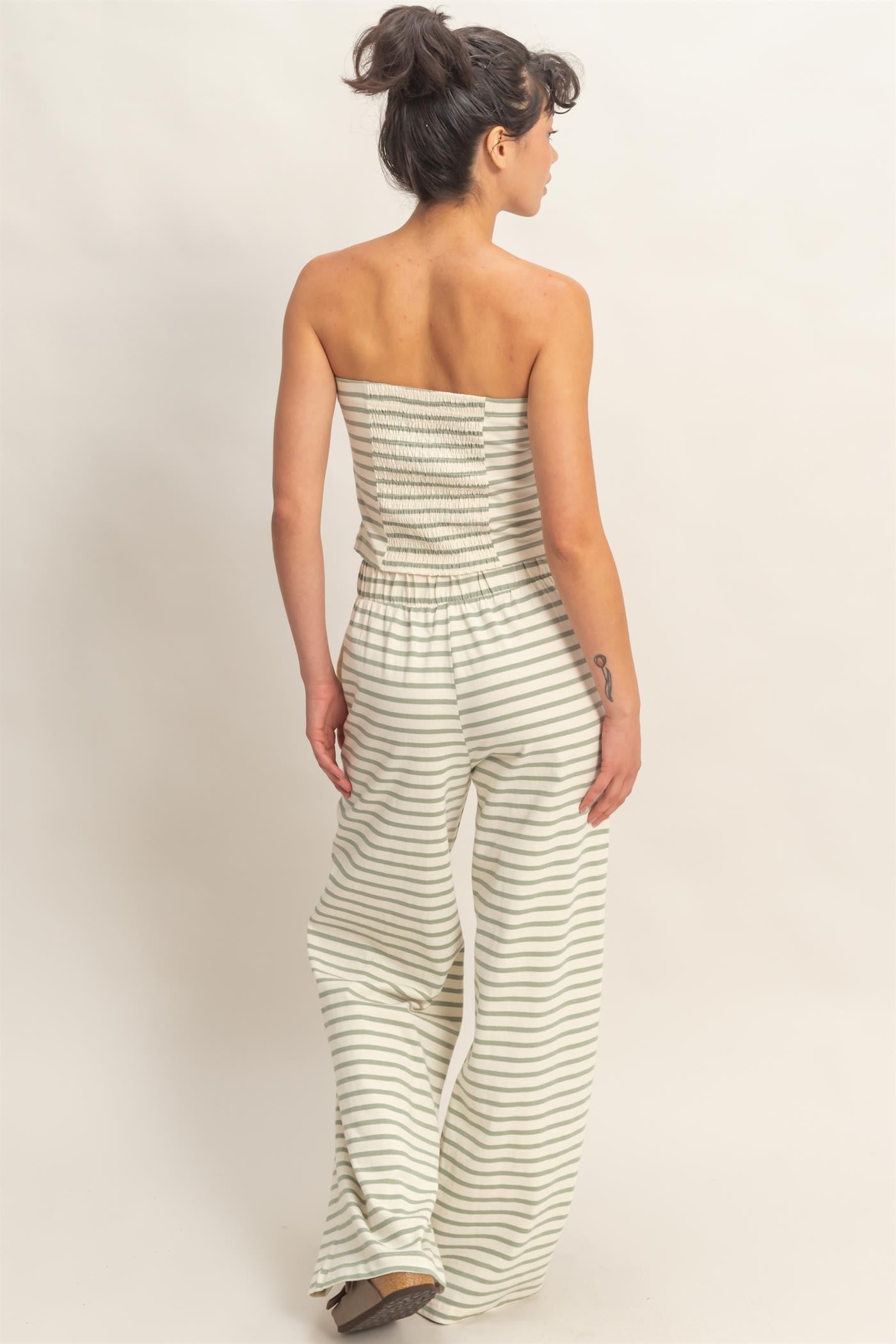 2889 STRIPE TOP AND PANT SET