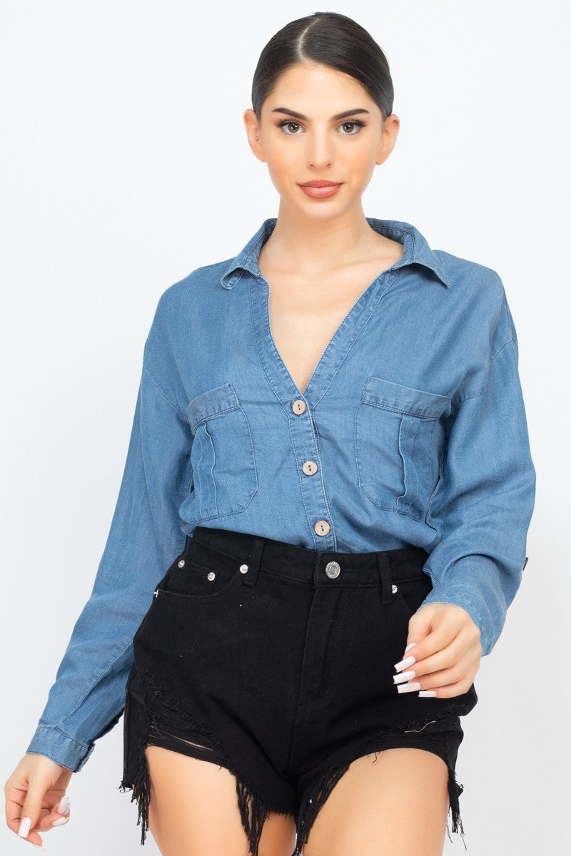 2038 DENIM TOP