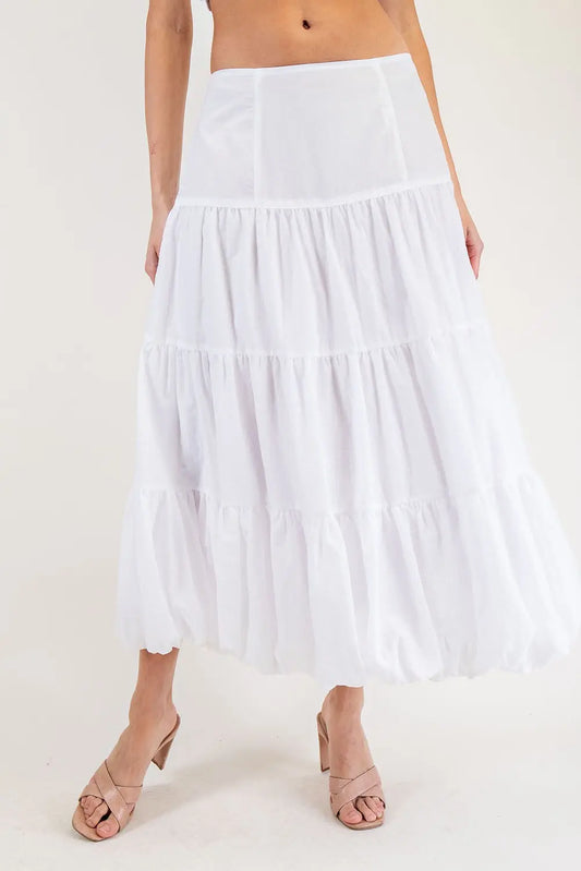 2964 TIERED BALLON SKIRT