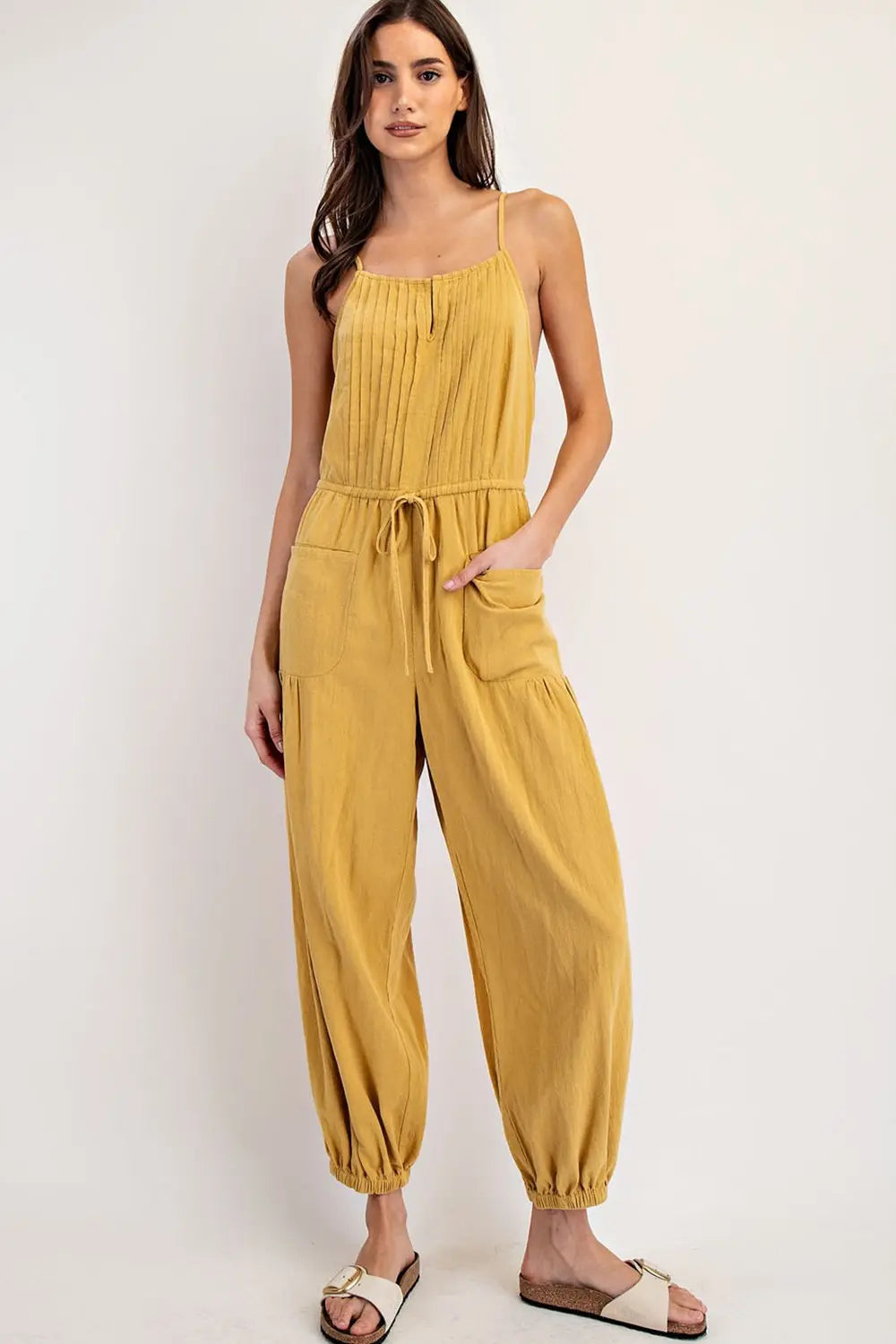 2992 PLEATED JOGGER JUMPSUIT