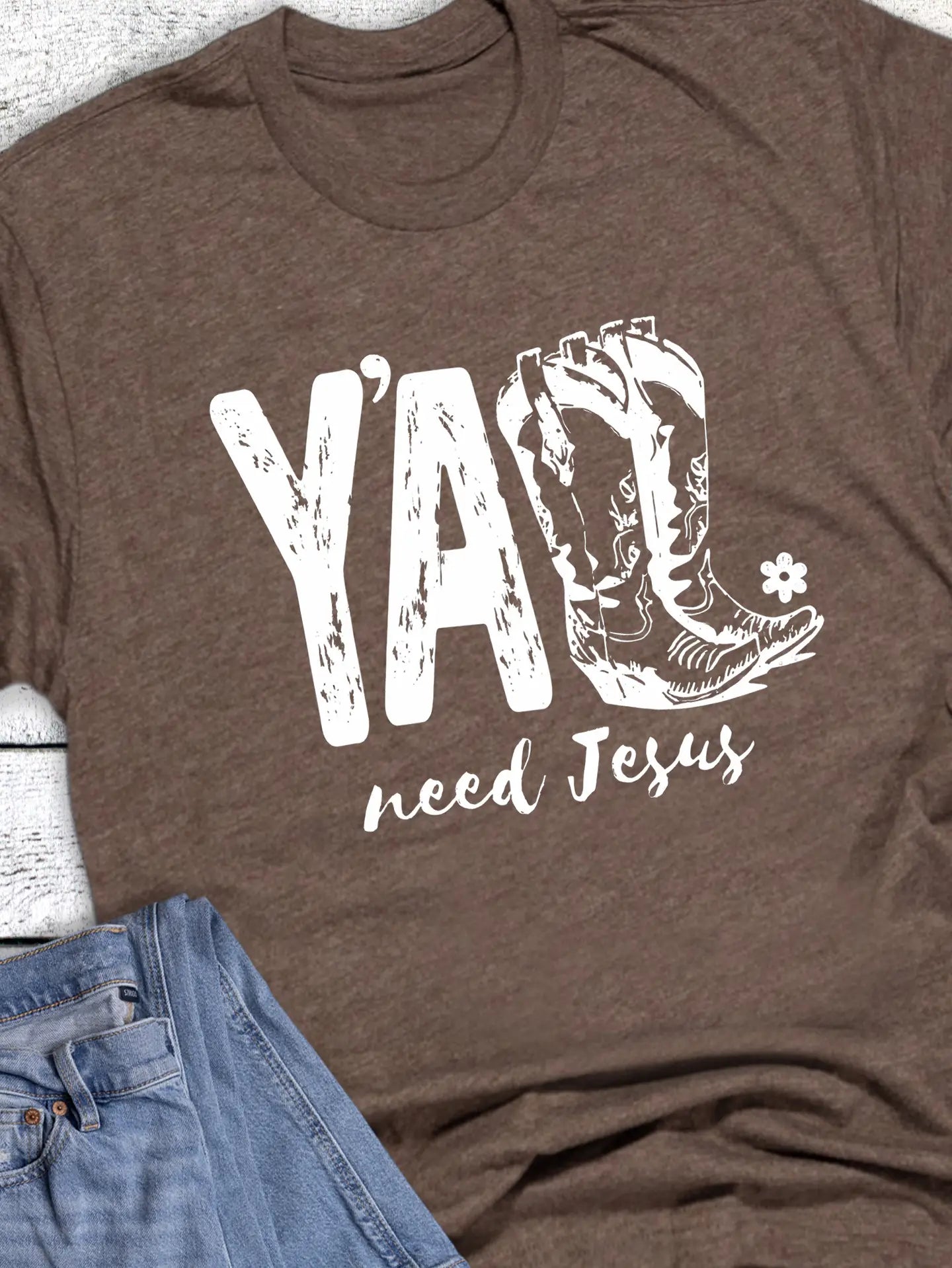 3280 Y'ALL NEED JESUS TEE