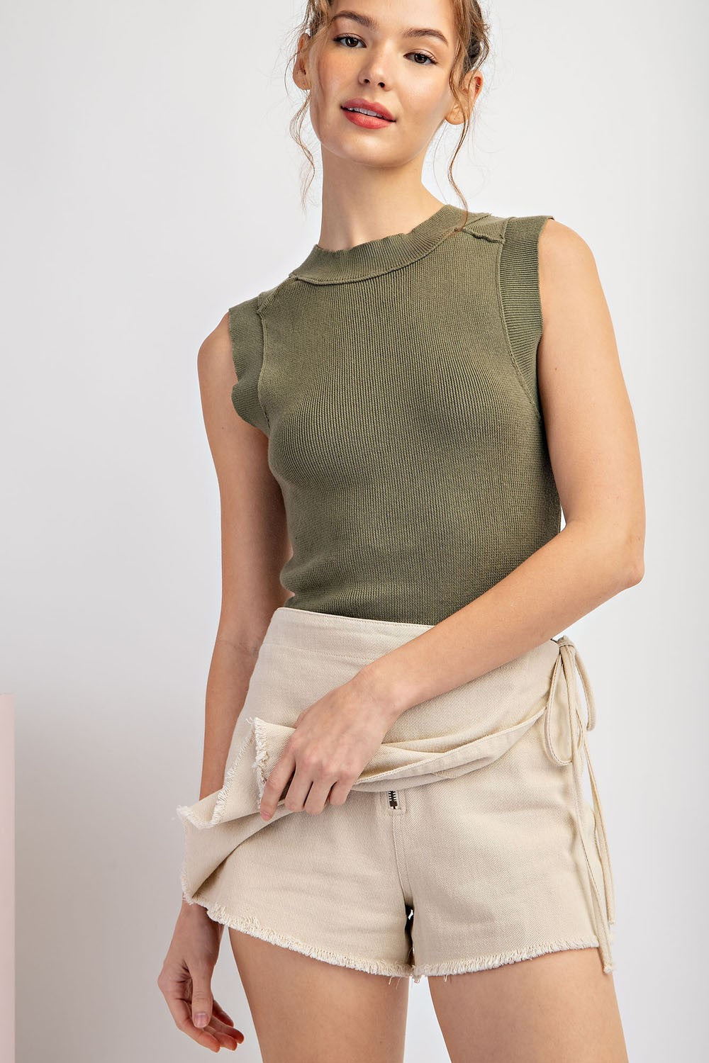 2329 MINERAL WASH SKORT