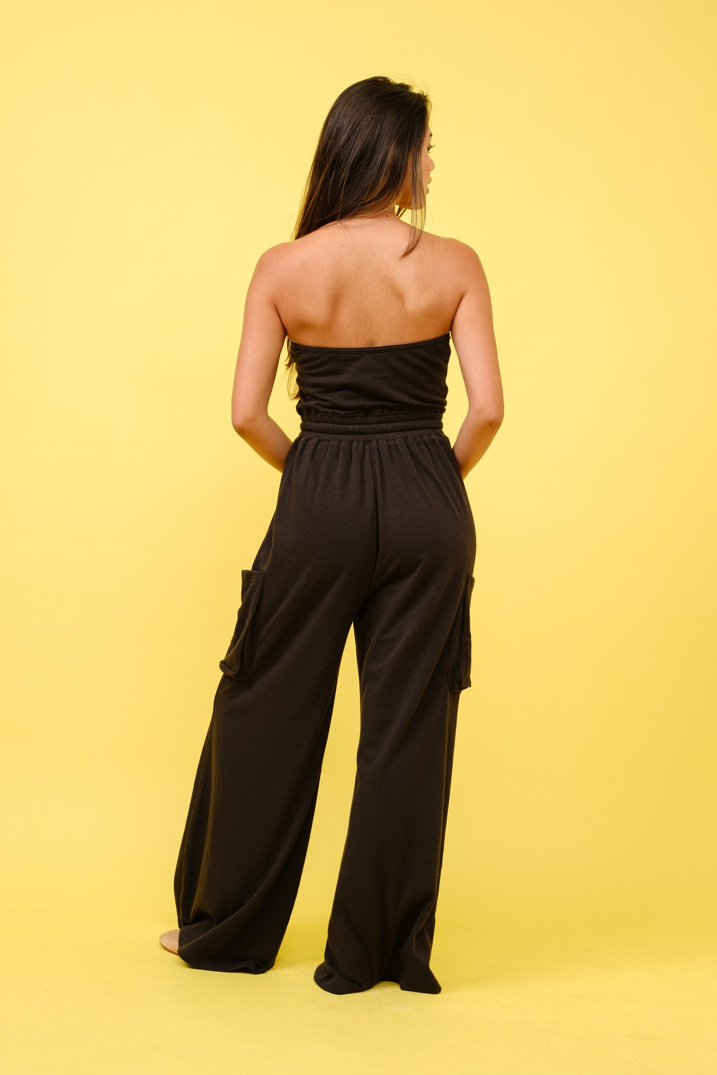 2713 FRENCH TERRY TUBE JUMPSUIT