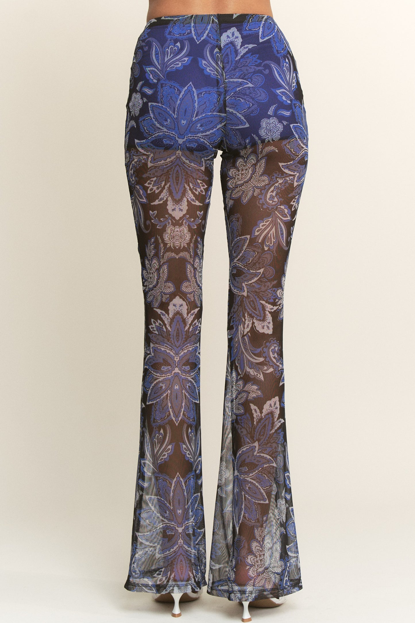 2625 SHEER PAISLEY PANTS