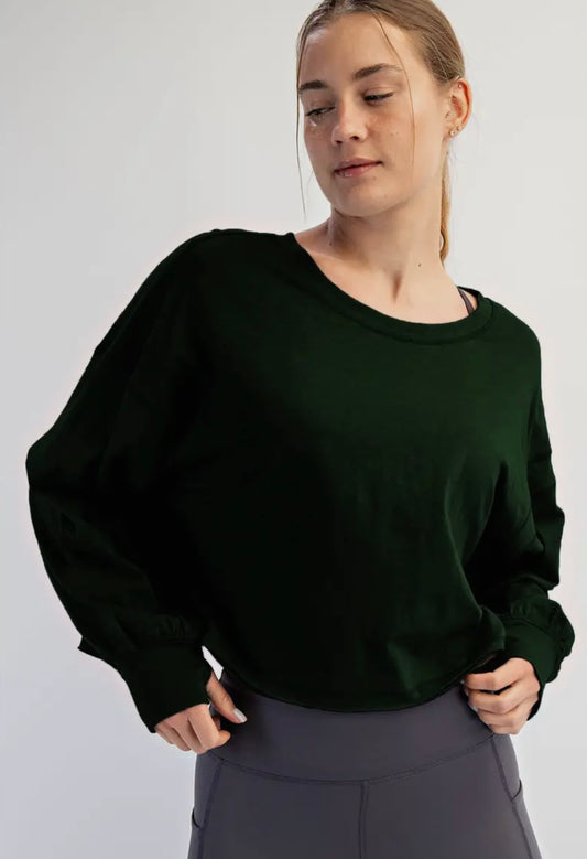 2715 OPEN BACK SLUB TOP