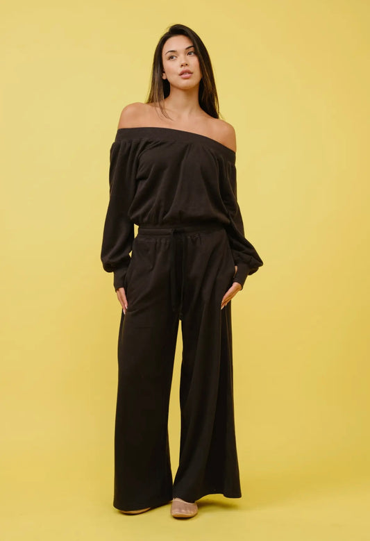 2600 OFF SHOULDER JUMPSUIT