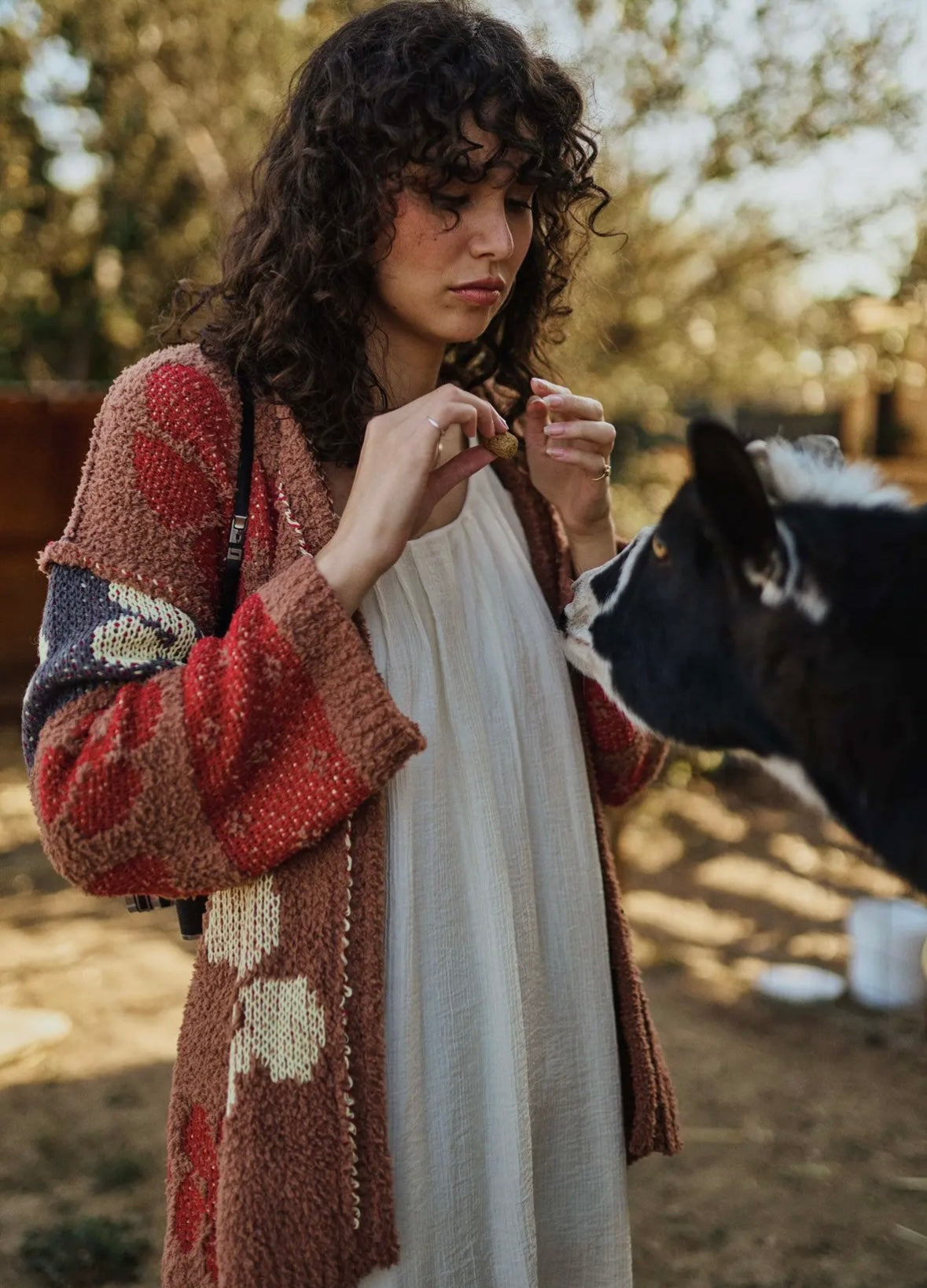 2595 DAISY OVERSIZED CARDI