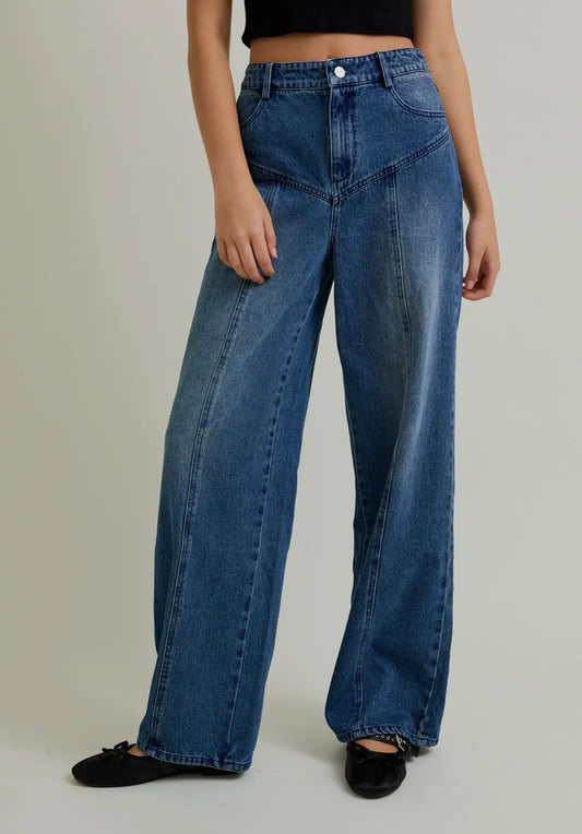 2716 MIDRISE YOKE DENIM JEANS