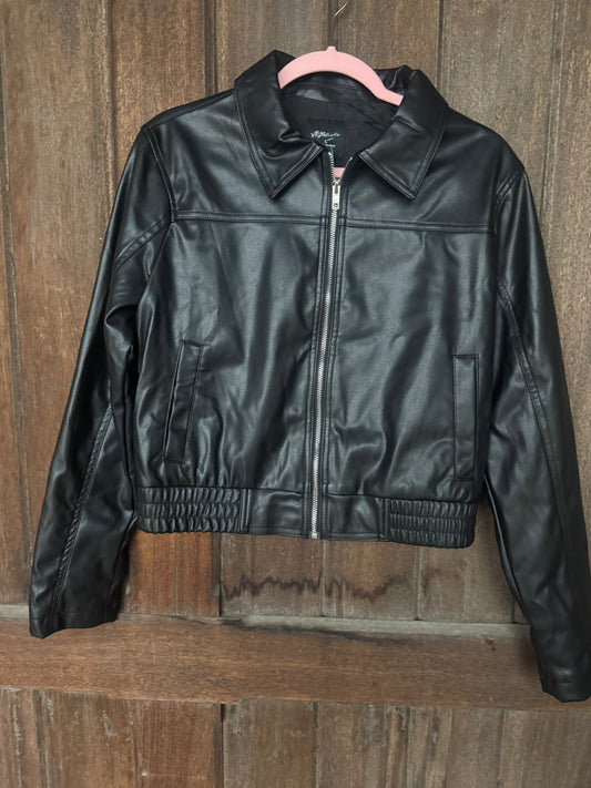 2643 FAUX LEATHER JACKET