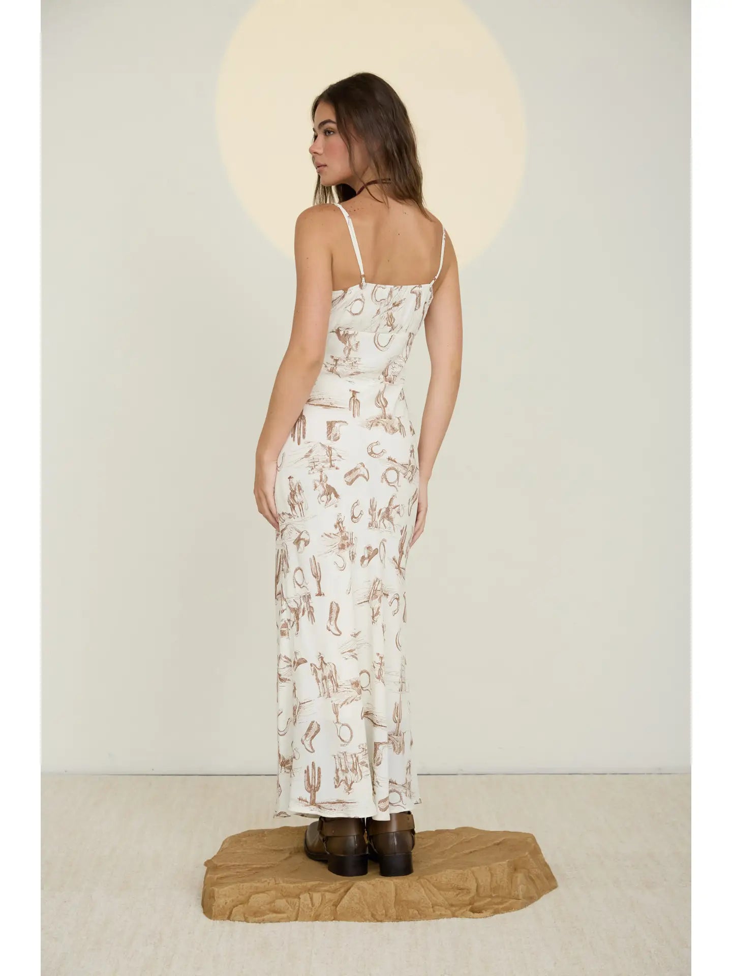 3077 WESTERN MIDI DRESS